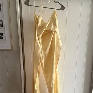 Kittenish Yellow Jumpsuit